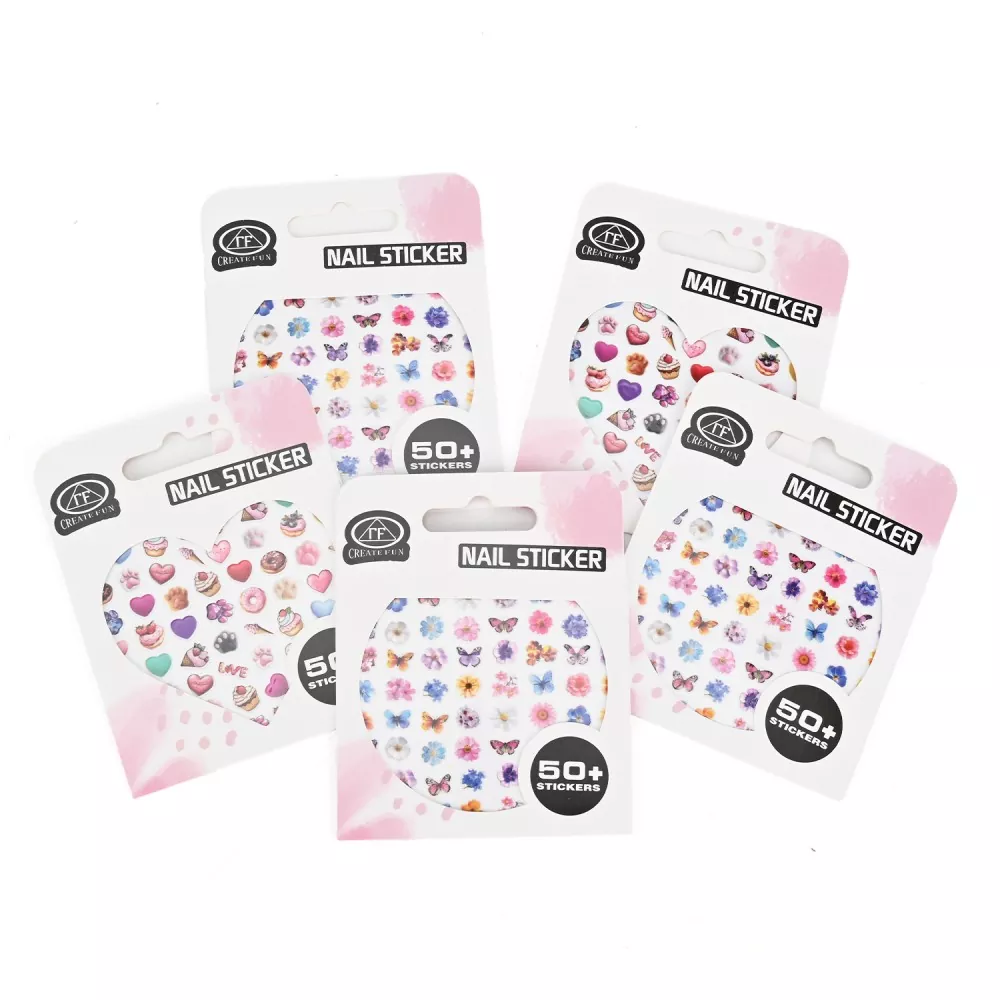 DIY nagelsticker